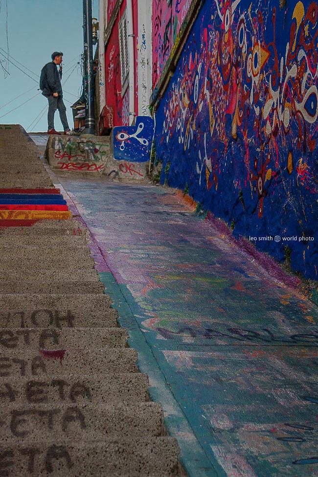 "RETRO" - Street Photography Scene, Valparaiso, Chile