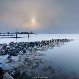 “Head Fog” – Fore River Meets Casco Bay, Maine