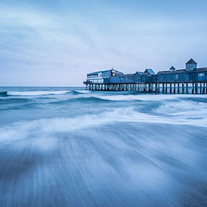 “Feeling Blue” – Old Orchard Beach Pier, Maine