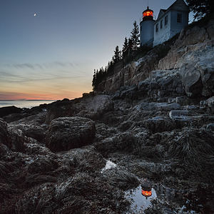 “Day Meets Night” – Bass Harbor, Acadia National Park, Maine